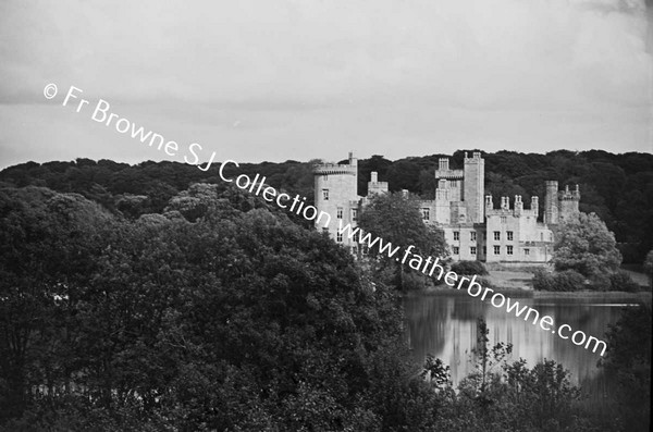 DROMOLAND CASTLE   NORTH FRONT FROM LAKE